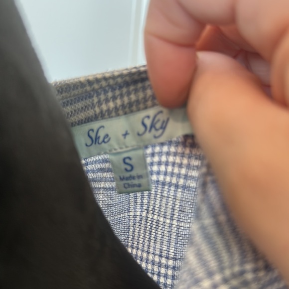 She & Sky Boho Embroidered Tassel Statement Sleeves Dress - Picture 5 of 6